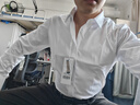 羅蒙抗皺免燙長(cháng)袖襯衫男士四季商務(wù)休閑純色含竹纖維襯衣工裝上衣男裝 曬單實(shí)拍圖