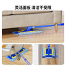 世家平板拖把32CM 128CM可伸縮拖把桿2布家用夾布干濕兩用地拖墩布 曬單實(shí)拍圖