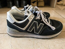 NEW BALANCE NB574系列男鞋女鞋復古拼接經(jīng)典百搭舒適休閑運動(dòng)鞋跑步透氣耐磨 黑色 ML574EVB 40 (腳長(cháng)25cm) 曬單實(shí)拍圖