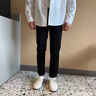 XJSGS官方國際正品牌男士高端休閑褲2025秋季修身小腳褲輕奢侈男裝長褲 高檔黑色【現(xiàn)貨速達(dá)】 春秋款 32 建議【腰圍2尺5】 曬單實(shí)拍圖