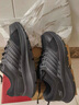 斯凱奇（Skechers）暮光鞋丨運動(dòng)跑鞋男女款高回彈輕質(zhì)吸震綁帶休閑鞋 男款-黑色/炭灰色/BKCC 43 曬單實(shí)拍圖