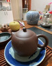 洛湘宜興紫砂壺純手工泡茶壺名家陳菊華刻繪原礦紫泥美人西施壺大容量 西施壺 360ml 曬單實(shí)拍圖