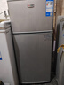 志高（CHIGO）128升雙門冰箱家用小型一級(jí)能效 冷藏冷凍小冰箱出租房宿舍辦公室二門省電保鮮速凍 以舊換新 【128D 拉絲銀】 曬單實(shí)拍圖