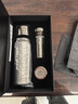 JRINKTEEA日本品牌純鈦保溫杯茶水分離鈦水杯車(chē)載男士燜泡茶杯戶(hù)外禮品杯 升級款隕花銀+杯套500ml無(wú)噴漆 曬單實(shí)拍圖