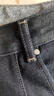 森馬（Semir）牛仔褲女冬季寬松分割抓毛拖地褲2025新款酷颯風(fēng)顯腿長(cháng)彎刀褲 原色牛仔98101 2XL 曬單實(shí)拍圖