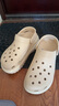 卡駱馳（crocs）經(jīng)典光輪Clog洞洞鞋厚底女鞋涼鞋拖鞋戶(hù)外涼拖 207988-2DS M5W7 曬單實(shí)拍圖