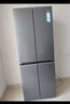 海爾（Haier）冰箱418升小紅花套系十字對開門 70cm寬594mm深超薄零嵌一級變頻小戶型家用電冰箱 國家補貼20% BCD-418WGHTDB9S9U1黑 曬單實拍圖