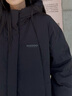 波司登（BOSIDENG）新款羽絨服女中長(cháng)款連帽90絨休閑百搭送父母外套B250245122 黑色|8056 L 170/92A 體重約130-150斤 曬單實(shí)拍圖