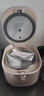 美的（Midea）低糖電飯煲 4L無(wú)涂層電飯鍋家用智能米湯分離瀝米飯煲316L不銹鋼3-8人多功能微壓蒸飯鍋MB-4E62LS 曬單實(shí)拍圖