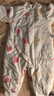 童泰嬰兒連體衣夾棉冬季新生寶寶棉衣服保暖加厚哈衣爬服外出抱衣 米白兔子（偏開款） 73cm 曬單實(shí)拍圖