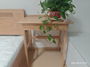 源氏木語(yǔ) 實(shí)木書(shū)桌現代簡(jiǎn)約北歐電腦桌橡木辦公桌家用小戶(hù)型梳妝臺 原木色書(shū)桌0.7米 組裝 曬單實(shí)拍圖