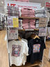 優(yōu)衣庫女裝男女同款親子UT泡泡瑪特印花短袖T恤POP MART 480671 00 白色 L /160/88A 曬單實拍圖