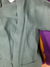 皮爾卡丹（pierre cardin）春秋薄款羊毛開(kāi)衫女中長(cháng)款毛衣外套媽胖媽碼大披肩外搭寬松羊毛 軍綠 XL 建議120-130斤 曬單實(shí)拍圖