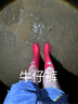 唐獅2025夏女高腰腰頭皮標細節毛邊牛仔短褲 曬單實(shí)拍圖