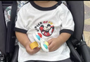 巴拉巴拉【迪士尼IP】童裝兒童短袖t恤純棉上衣寶寶夏裝2025新款 本白10101 100 曬單實(shí)拍圖