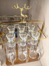 分酒器白酒杯套裝家用高檔輕奢酒具玻璃烈酒杯分酒壺套裝6壺6杯 水晶款6壺6杯+麋鹿杯架 曬單實(shí)拍圖