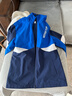特步（XTEP）兒童童裝男女童通碼戶(hù)外三防運動(dòng)保暖風(fēng)雨外套 皇家藍 160cm 曬單實(shí)拍圖