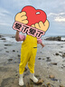 YogelTackle趕海連體褲兒童下水褲捉魚(yú)水衣玩水衣涉水服水褲水鞋一體玩沙水褲 曬單實(shí)拍圖