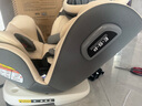 Heekin德國 兒童安全座椅汽車用0-4-12歲嬰兒寶寶360度旋轉(zhuǎn)ISOFIX硬接口 尊享灰(遮陽棚+上拉帶+側(cè)保護(hù)) 曬單實(shí)拍圖