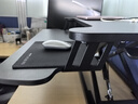 代斯克升降電腦桌升降架站立式工作臺辦公站立式氣動電腦支架辦公書桌 豪華氣動無極升降—黑色80cm 曬單實拍圖