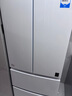 統帥海爾冰箱出品342L冰箱法式多門(mén)四門(mén)雙開(kāi)門(mén)對開(kāi)門(mén)一級能效雙變頻節能省電家用百搭白色電冰箱 【342L法式】丨黑金凈化丨手機智控丨三檔變溫 曬單實(shí)拍圖