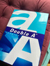 Double A a4紙達伯埃復印紙打印紙500張/包A4復印白紙彩印單包 A4 80g  500張*1包 曬單實(shí)拍圖