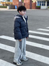 雅鹿2025新款兒童羽絨服短款男童女童中小童寶寶幼童加厚洋氣冬裝外套 藏青色 150 曬單實(shí)拍圖