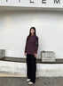 LAZY DAY TREND戶(hù)外拼色半拉鏈吸濕速干運動(dòng)長(cháng)袖T恤男防曬涼感抗菌短袖 勃艮第紅 L 曬單實(shí)拍圖