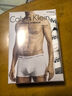 Calvin KleinCK 男士平角內褲套裝套盒 3條裝 送男友禮物 U2664G 998黑白灰 M 曬單實拍圖