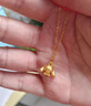 萬(wàn)裕金黃金項鏈足金999皇冠玉桂狗生肖吊墜送女友媽媽轉運黃金吊墜禮物 足金玉桂狗0.3克+S925鏈+證書(shū) 曬單實(shí)拍圖