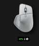 羅技（Logitech）大師系列MX Master 4無線藍牙辦公鼠標雙模8K人體工學多設備切換充電電腦筆記本AI智能電磁滾輪mac MX Master 4淺灰色 曬單實拍圖