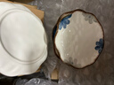 川島屋吐骨碟家用高檔陶瓷吐骨頭盤子小碟子小號精致餐桌垃圾渣盤 6英寸吐骨碟(4個裝) 曬單實拍圖