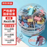 京東京造 長(cháng)尾夾燕尾夾 彩色混合裝19mm+25mm+32mm（63只組合）票夾鳳尾夾蝴蝶夾票據夾文件夾 曬單實(shí)拍圖
