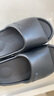 人本拖鞋男夏季踩屎感情侶厚底戶(hù)外運動(dòng)拖鞋涼拖女20004 純黑 44-45 曬單實(shí)拍圖
