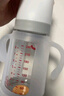 愛(ài)得利（evorie）吸管奶瓶1-3歲直飲杯 嬰兒玻璃12個(gè)月以上300ml帶手柄重力球 曬單實(shí)拍圖