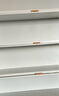 江緯書(shū)柜儲物柜一體靠墻輕奢書(shū)架收納柜立式手辦柜展示柜鋼制客廳置物 【深度42加厚碳鋼】白6層長(cháng)120高184cm 曬單實(shí)拍圖