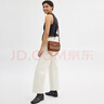 蔻馳（COACH）經(jīng)典標志CASSIE19號單肩斜挎包翻蓋早秋女包 棕黃色銹色（新版） 曬單實(shí)拍圖