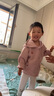贏(yíng)一貝（Yingyibei）寶寶衛衣套裝嬰幼兒春秋兒童兩件套春季男童連帽外套女童褲子春裝 粉色 90 曬單實(shí)拍圖