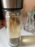 京東京造雙層加厚玻璃杯 無鉛高硼硅帶茶隔水杯304茶隔泡茶杯男士360mL 曬單實拍圖