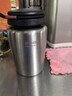 助家樂(lè )（HPMILY）單層304不銹鋼運動(dòng)水杯 水壺夏季天便攜提帶蓋戶(hù)外旅行防漏隨手杯 304不銹鋼配杯套-隨手杯 700ml 曬單實(shí)拍圖
