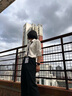 伯德小姐西裝褲女士正式穿搭小個(gè)子直筒褲子職業(yè)面試正裝西褲 黑色  L 曬單實(shí)拍圖