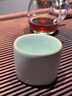 青澹汝窯品茗杯茶杯主人杯汝瓷陶瓷純手工天青色景德鎮凌云杯 凌云杯約165ml  不開(kāi)片慈字底款 曬單實(shí)拍圖