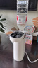 JCZS德國品牌便攜式家用桌面即熱式飲水機折疊水壺小型迷你旅行速熱全自動(dòng) 1L 米白色 【送收納袋+轉接頭+抽水管】 曬單實(shí)拍圖