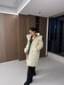 BOSIDENG25新款羽絨服女中長(cháng)款90絨連帽時(shí)尚休閑厚冬季保暖外套B250245252 珠光米7F87 M 165/88A 體重約110-120斤 曬單實(shí)拍圖