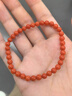 金維精品天然沙丁珊瑚圓珠手串簡(jiǎn)約單圈珊瑚手鏈本命年送女友的禮物 8-8.5mm單圈 曬單實(shí)拍圖