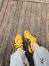Onitsuka Tiger鬼塚虎男女款經(jīng)典復(fù)古黃色運(yùn)動(dòng)休閑鞋MEXICO 66? 黃色 36 曬單實(shí)拍圖
