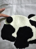 野獸派家居（tbh）野獸派帆布袋PANDA POMPOM熊貓系列手提袋全棉刺繡購物袋 熊貓嘭嘭 PANDA POMPOM 帆布袋 曬單實(shí)拍圖