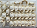 灣仔碼頭薺菜豬肉水餃1320g66只早餐食品速食面點(diǎn)生鮮速凍餃子 曬單實(shí)拍圖