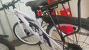云宵山地自行車(chē)學(xué)生女山地車(chē)公路賽車(chē)騎行變速女士越野中學(xué)生代步單車(chē) 【夢(mèng)幻紫】非減震-鋼架輻條輪 24寸24速（145-165cm） 曬單實(shí)拍圖