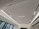松下led筒燈嵌入式孔燈吊頂燈超薄客廳全鋁白6.5W暖白光4000K開孔75  曬單實拍圖